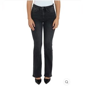 Mia black high rise bootcut jeans size 27